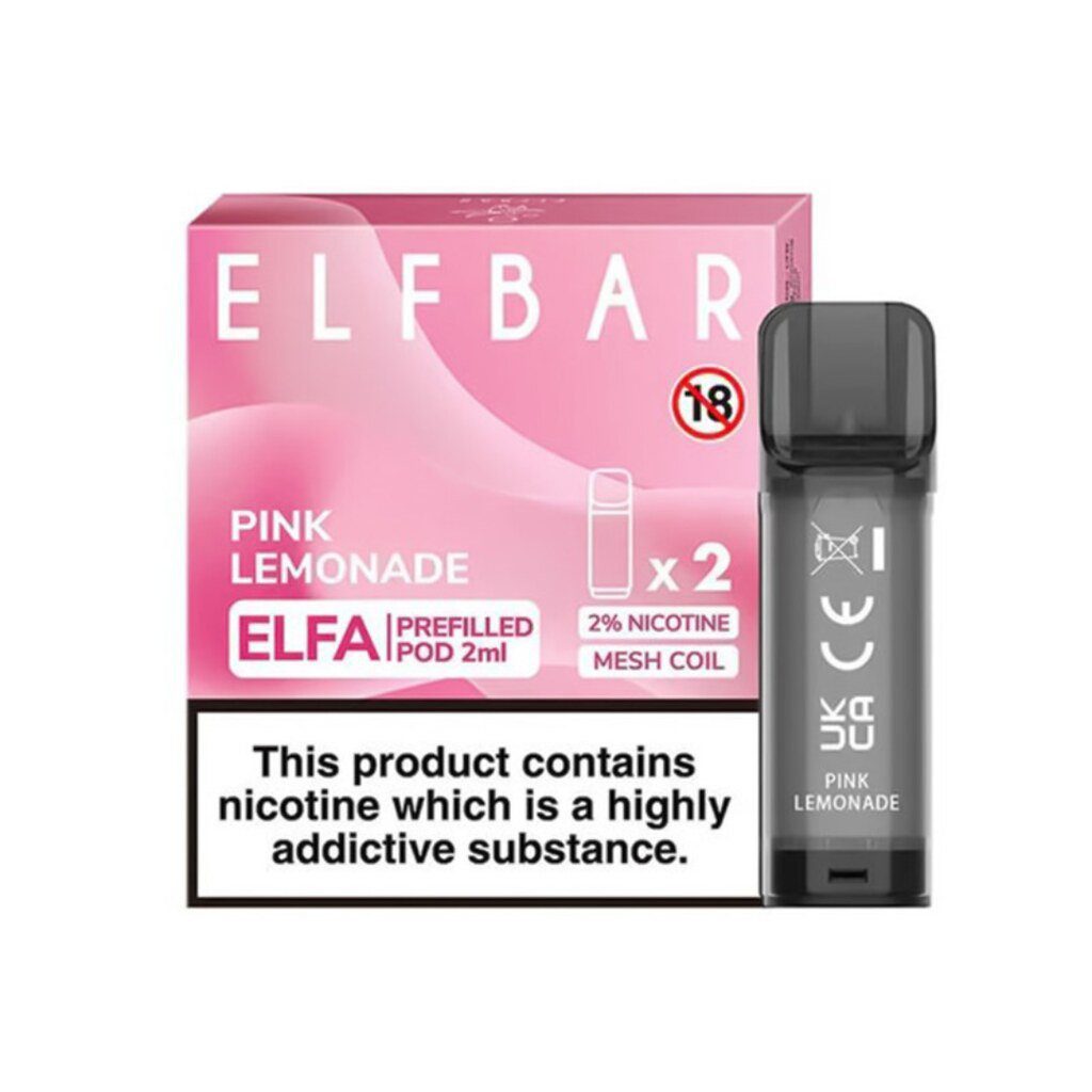 Elfa Prefilled Pink Lemonade Pod 10 Pack Main image