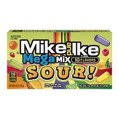 Mike & Ike Mega Mix Sour 141g Theatre Box