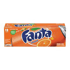 Fanta Orange Flavoured Soda 355ml 12 Pack Main image