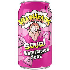 Warheads Sour Watermelon soda 355ml 12 Pack