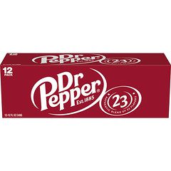 Dr Pepper Classic/Original Flavoured 12 Pack