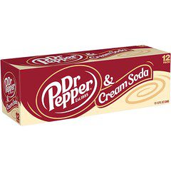 Dr Pepper Cream Soda 355ml 12 Pack Main image