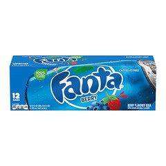 Fanta Berry Flavoured soda 355ml 12 Pack Main image