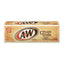 A&W Cream Soda Flavoured 355ml 12 Pack