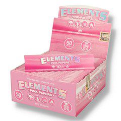 Element Pink King Size Rolling Paper 50 Pack