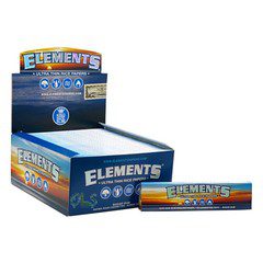 Element Blue King Size Rolling Paper & Tips 24 Pack