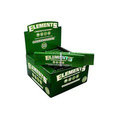 Element Green King Size Rolling Paper & Tips 24 Pack