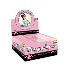 Blazy Susan Pink King size Rolling Paper 50 Pack Main image