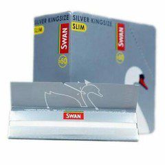 Swan Silver King Size Rolling Paper 50 Pack Main image