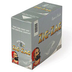 Zig Zag Silver Slim Rolling Paper 50 Pack Main image