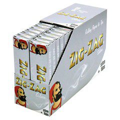 Zig Zag Silver Connossiour Rolling Paper & TIps 32 Pack