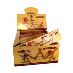 Hornet Brown Organic Rolling Paper 50 Pack