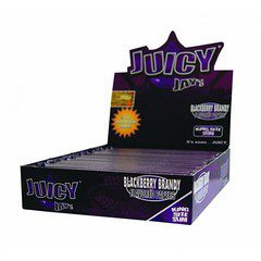 Juicy Jay's Blackcurrant Brandy Flavoured Rolling Paper 24 Pack