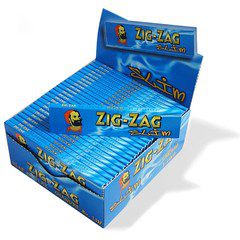 Zig Zag Blue Slim Rolling Paper 50 Pack