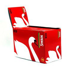 Swan Red Regular Rolling Paper 100 Pack