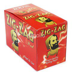 Zig Zag Red Regular Rolling Paper 100 Pack