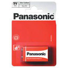 Panasonic 9V Zinc Batteries 4X12 Pack