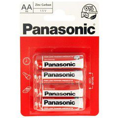 Panasonic AA Zinc Batteries 4X12 Pack Main image