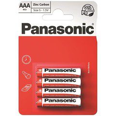 Panasonic AAA Zinc Batteries 4X 12 Pack Main image