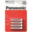 Panasonic AAA Zinc Batteries 4X 12 Pack