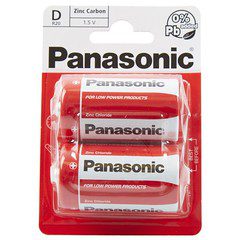 Panasonic D Zinc Batteries 2X12 Pack Main image