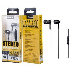 C4575 Stereo Earphone With Microphone 1.2M
