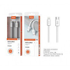 TB1305 Data Cable Type-C To IPhone Cable 1M 2.23A Main image