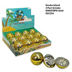 2 Part Golden Ball Metal Grinder (G79) Main image