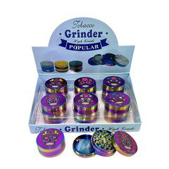 3 Part Multicolour Printed Grinder (GR39)