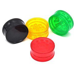 2 Part Mini Plastic Grinder With Assorted Colour Main image