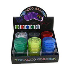 4 Part Plastic Grinder With Assorted Colour