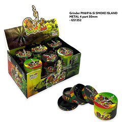 4 Part Printed Smoke Island Grinder (GR72)