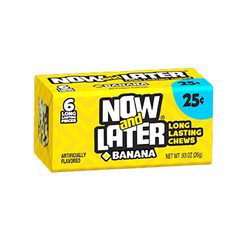 Now And Later Banana Chew 26g 24 Pack