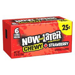 Now And Later Strawberry 26g 24 Pack Main image
