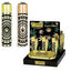 Clipper Gold Leaves Pattern Lighter 12 Pack