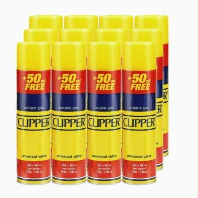 Clipper Gas Lighter Refilled 300ml 12 Pack Main image