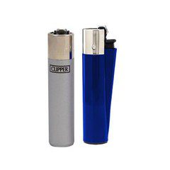 Clipper Metallic Blue Silver Lighter 40 Pack Main image