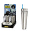 Clipper Silver Jet Flame Lighter 12 Pack