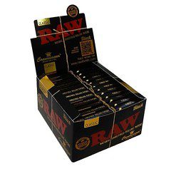 Raw Black Connoisseur Papers & Tips 24 Pack