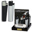 Clipper Black & Silver Lighter 12 Pack