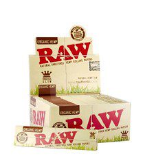 Raw Organic King Size Slim Rolling Paper 50 Pack Main image