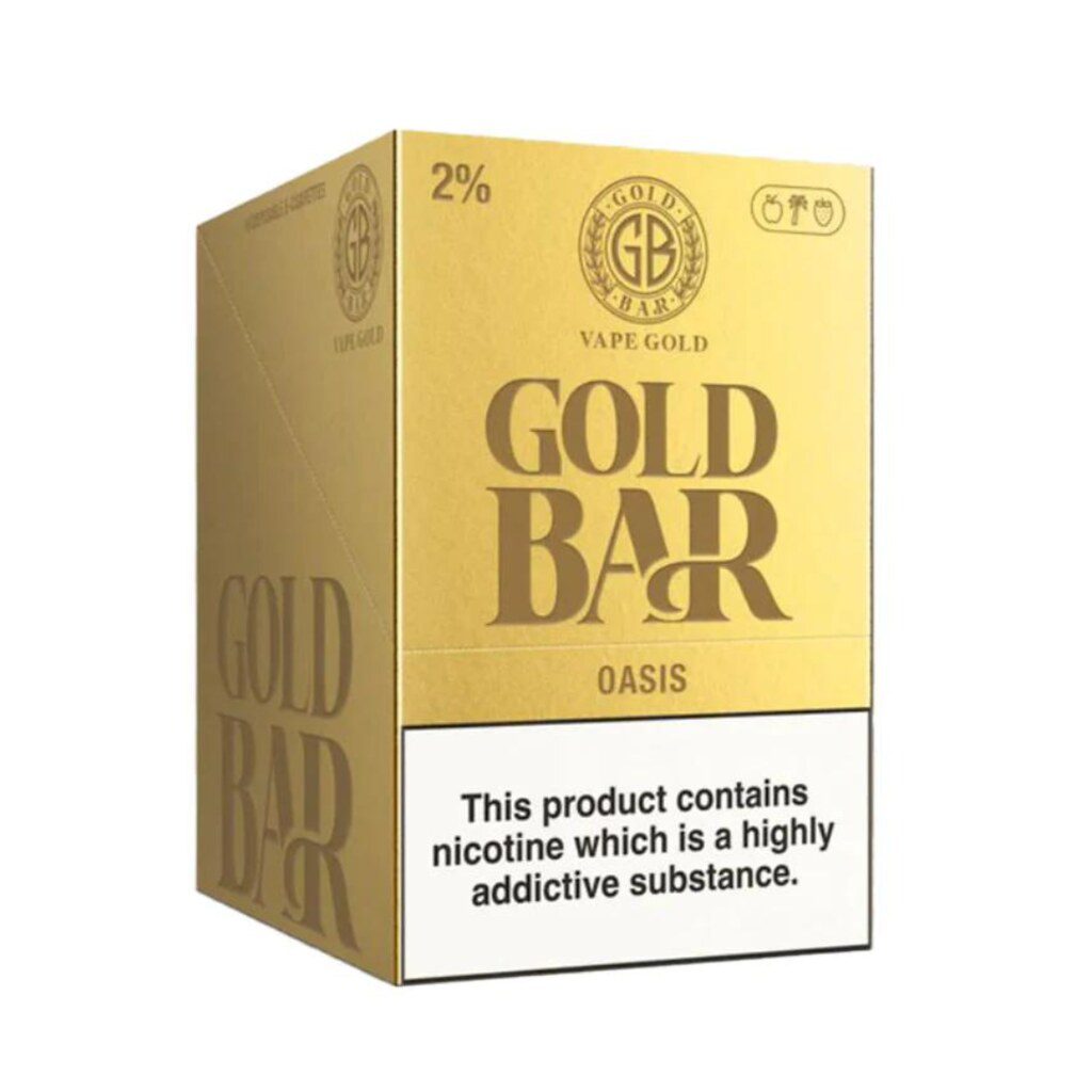 Gold Bar Oasis 10 Pack