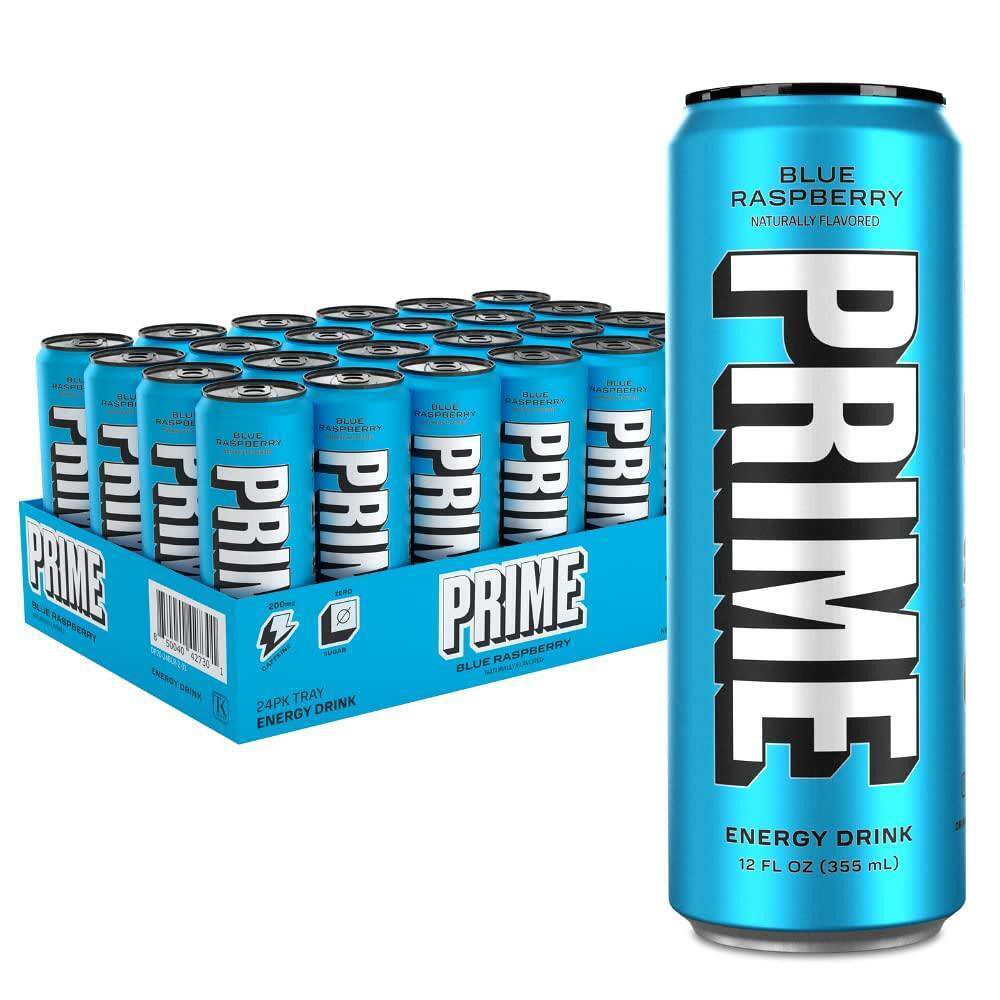 Prime Hydration Energy Drink Blue Raspberry 24 Pack Main image