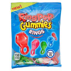 Ring Pop Gummies Ring 141g Peg Bag