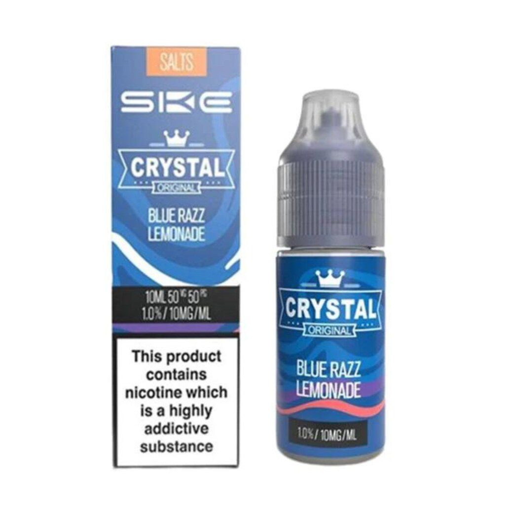 Crystal Nic Salt 10ml Blue Razz Lemonade 10 Pack Main image