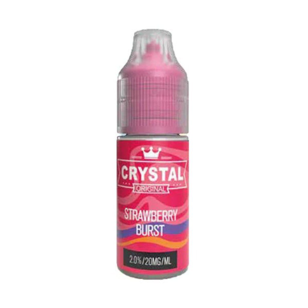 Crystal Nic Salt 10ml Strawberry Burst 10 Pack - 20mg Main image