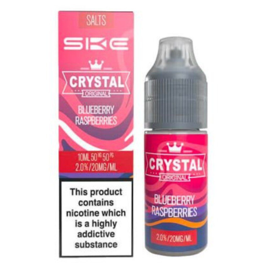 Crystal Nic Salt 10ml Blueberry Raspberry 10 Pack - 20mg