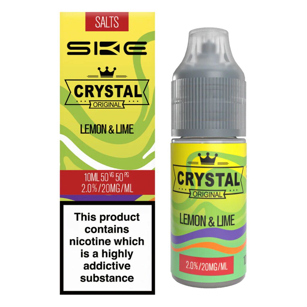 Crystal Nic Salt 10ml Lemon & Lime 10 Pack - 20mg