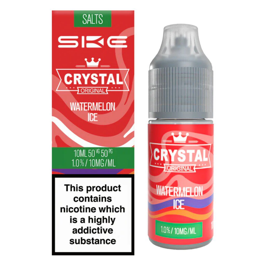 Crystal Nic Salt 10ml Watermelon Ice 10 Pack - 10mg Main image