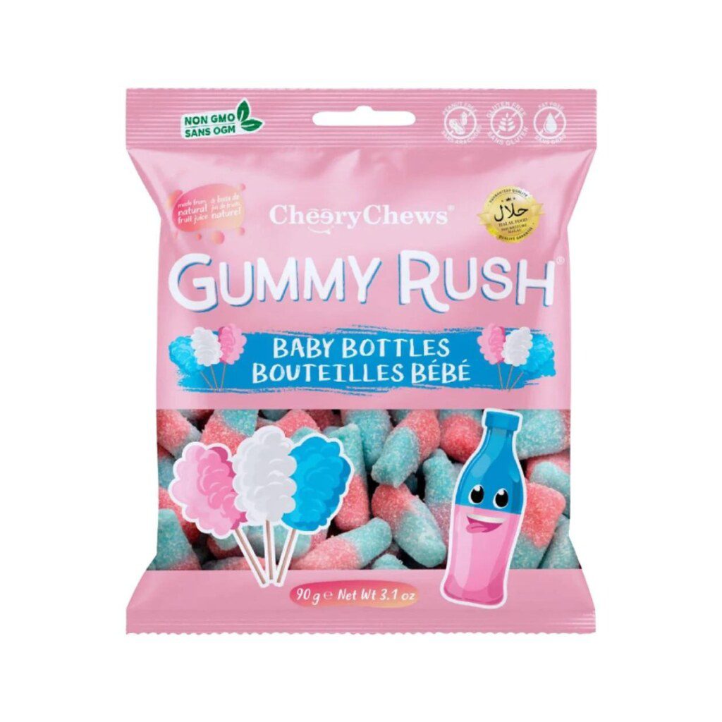 Cheery Chews Gummy Rush Baby Bottle 90g 12 Pack Main image